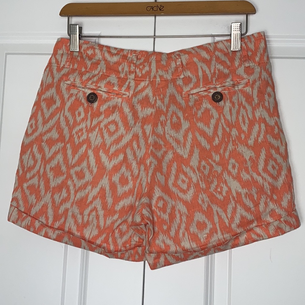 Kenar Fun Geometric Pattern Linen Boho Printed Cu… - image 6